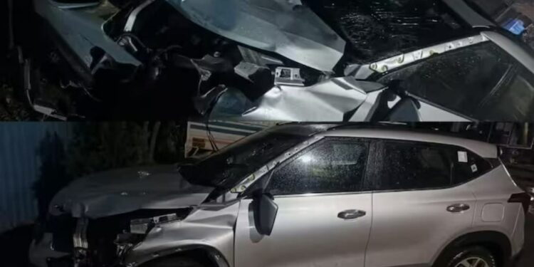 ACCIDENT : भरधाव कारने शेतमजुरांना चिरडले; तिघांचा मृत्यू तर तीन जण गंभीर जखमी