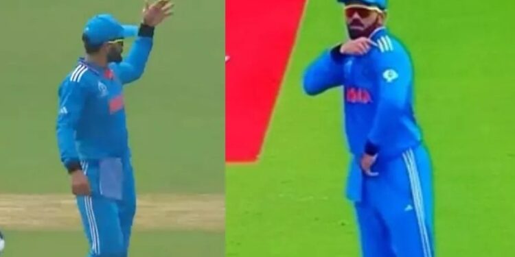 ICC World Cup 2023 : भारत-पाकिस्तान सामन्यापूर्वी विराट कोहलीने केली मोठी चूक, फोटोंनी सोशल मीडियावर केली खळबळ