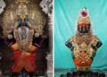 नवरात्र उत्सवानिमित्त रुक्मिणीमातेचे हिरे मानकांनी सजलेले रूप पाहण्यासाठी पंढरपूर भाविकांनी गजबजले PHOTO