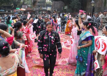 CRPF च्या ‘यशस्विनीं’नी दिला ‘बेटी बचाओ, बेटी पढाओ’चा संदेश; महिला जवानांच्या ‘यशस्विनी रॅली’चे पुण्यात जोरदार स्वागत