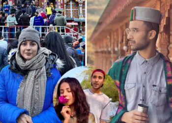 Shehnaaz Gill बॉयफ्रेंड Raghav Juyal सोबत बद्रीनाथ धामच्या दर्शनाला
