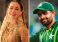 Hania Amir and Babar Azam