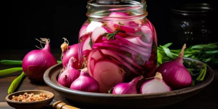 व्हिनेगर कांद्याचे फायदे : कोलेस्टेरॉल, रक्तातील साखर नियंत्रित ठेवते व्हिनेगर कांदा; वाचा सविस्तर माहिती