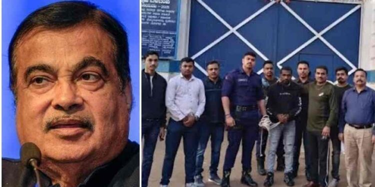 केंद्रीय मंत्री नितीन गडकरींना धमकी देणाऱ्या जयेश पुजारीची पुन्हा बेळगाव जेलमध्ये रवानगी