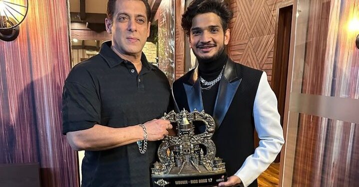 Bigg Boss Season 17 : मुन्नावर फारुकी ठरला बिग बॉसचा विजेता ! ” माझ्या यशाचे श्रेय मी स्वत:ला देईन..! “, मुन्नावरची सोशल मीडियावर खास पोस्ट