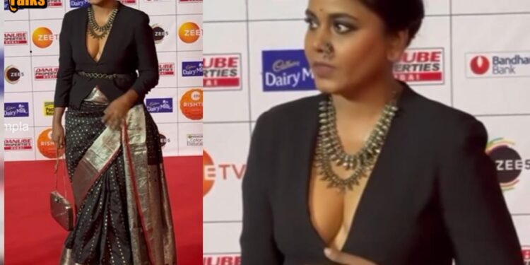 Hemangi Kavi : हेमांगी कवी दिसली अजब गजब पोशाखात; युजर्स म्हणाले, ” साडीची ऐशी तैशी केली…! ” पहा VIDEO