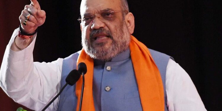 AMIT SHAHA : ” ठाकरे आणि पवारांना त्यांच्या मुला-मुलींना मुख्यमंत्री बनवायचयं, तुमच्यासाठी काही नाही ! ” अमित शहांचे जळगावमध्ये जोरदार भाषण