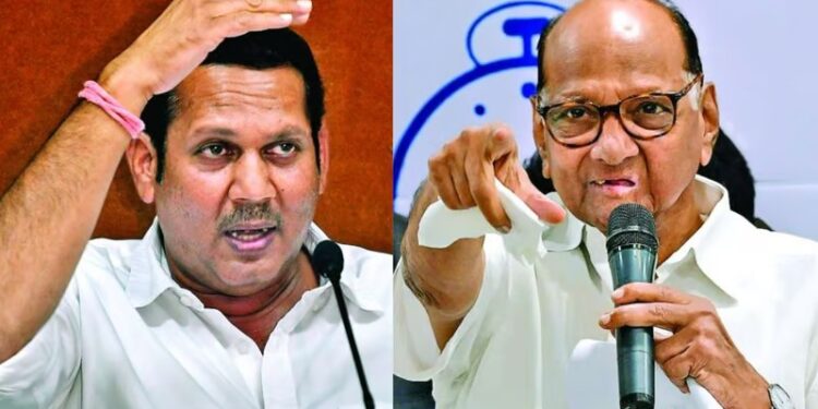 VIDEO : साताऱ्यात शरद पवारांनी उदयनराजेंना त्यांच्याच स्टाईलमध्ये दिले आव्हान; कॉलर उडवून…