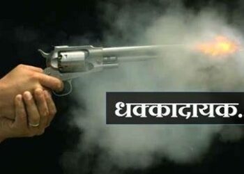 पिंपरी चिंचवडमध्ये थरार ! चोरट्यांना हटकल्यामुळे पोलीस उपनिरीक्षकाच्या देखतच चोरट्यांचा गोळीबार