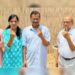 Lok Sabha Elections 2024 : सहाव्या टप्प्यासाठी मतदान प्रक्रियेसाठी दिल्लीचे मुख्यमंत्री अरविंद केजरीवालांची सहकुटुंब उपस्थिती; 3 वाजेपर्यंत 49.20 टक्के मतदानाची नोंद