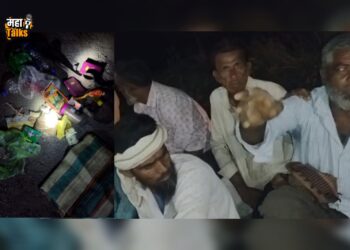 गुप्तधन शोधण्याच्या नादात सापडले गावकऱ्यांच्या कचाट्यात ! पूजा विधीचे साहित्य आणि संशयितांना गावकऱ्यांनीच केले पोलिसांच्या स्वाधीन, नेमकं प्रकरण काय ?