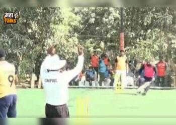 हृदयाची काळजी घ्या ! क्रिकेट खेळताना तरुण जागेवर कोसळला; क्षणार्धात होत्याचं नव्हतं झालं, Video Viral
